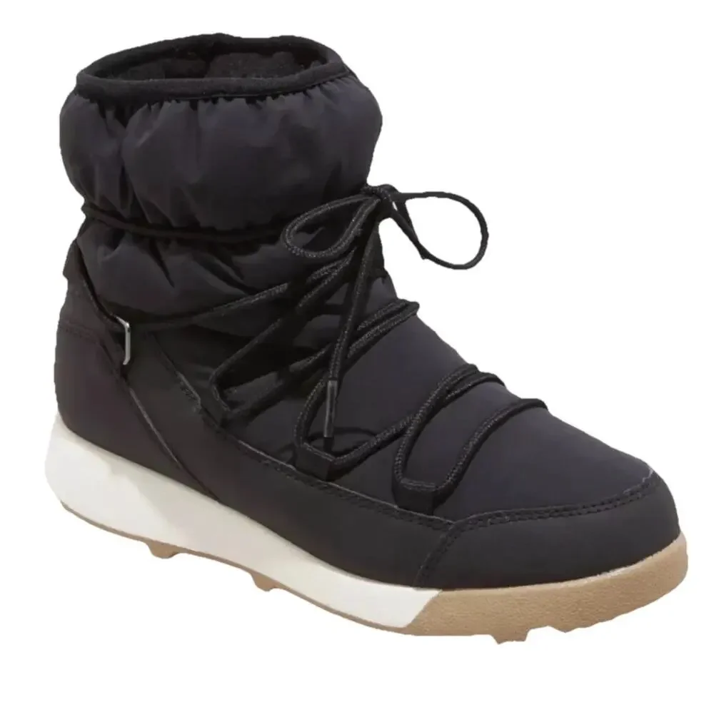 Women's Cara Black Winter Boots Water-repellent Size 7